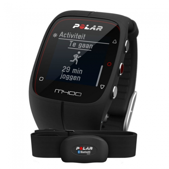 Polar M400 HRM Sportuhr miet GPS schwarz POLARM400HRMBL
